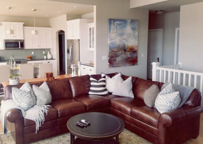 Anew Home Staging of Living Room in De Pere, WI